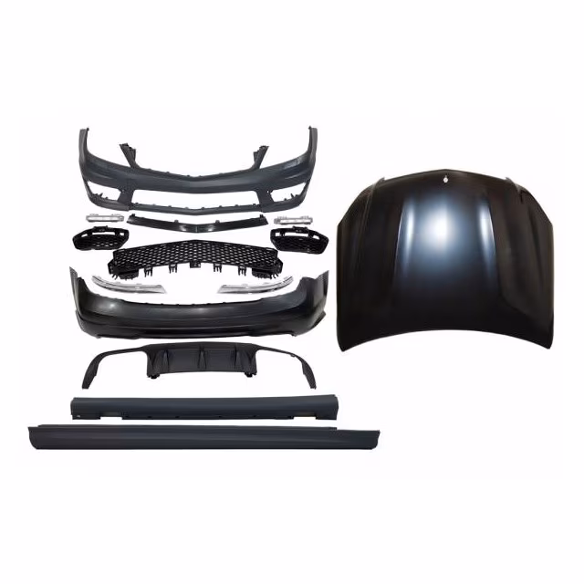 Kit De Carrosserie Mercedes W204 Coupe 2007-2013 Look AMG a 2 575,81 € TCM0077007800790159 chez CAROU TUNING