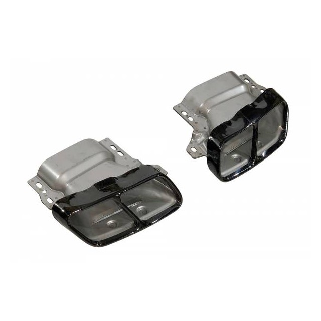 Sortie DÉchappement Mercedes W176/W117 look A45 Black a 448,99 € SIL00891 chez CAROU TUNING