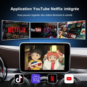 Boitier Multimedia Smart Ai Box 4G+64G 8 Core Android 13 sans fil Android Auto / Apple Carplay a 220,00 € CTC218-Tbox4G chez CAROU TUNING