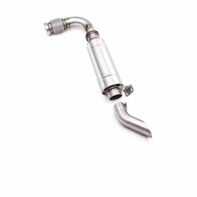 Can Am Maverick X3 downpipe with silencer and tipsCan Am Maverick X3 avec silencieux et embouts a 633,42 € PROM.777100 chez CAROU TUNING