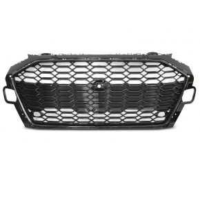 GRILLE SPORT NOIRE BRILLANTE PDC compatible avec AUDI A4 B9 20- a 266,42 € GRAU80 chez CAROU TUNING