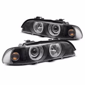  Phares Xenon Yeux D'Ange Noirs Avant pour BMW E39 LCI 2000-2003 à  717,02 €  Chez CAROU TUNING CONCEPT en GuadeloupePhares Xenon Yeux D'Ange Noirs Avant pour BMW E39 LCI 2000-2003
