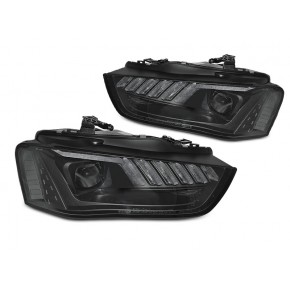 Phares LED Noirs Avant pour Audi A4 B8 2012-2015 a 915,50 € LPAUG0 chez CAROU TUNING