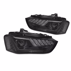  Phares LED Noirs Avant pour Audi A4 B8 2012-2015 à  975,63 €  Chez CAROU TUNING CONCEPT en GuadeloupePhares LED Noirs Avant pour Audi A4 B8 2012-2015