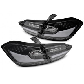 Feux Arrière À LED Noirs pour Ford Fiesta MK8 2017-2021 Hatchback a 609,97 € LDFO75 chez CAROU TUNING