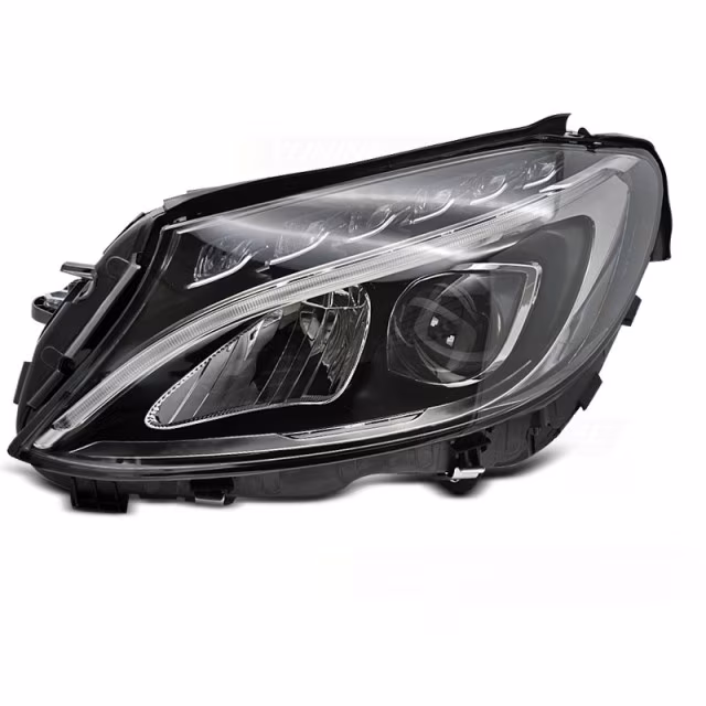 Phare à LED Noir Côté Gauche pour Mercedes W205 2014-2018 a 698,97 € FME06L chez CAROU TUNING
