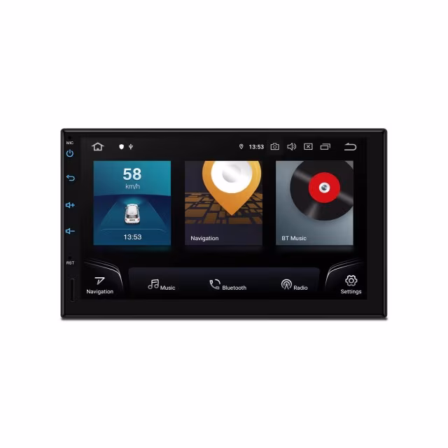 Autoradio Android 7 Pouces 12 2din carplay et android auto sans fil a 549,00 € CTCANDRO12 chez CAROU TUNING