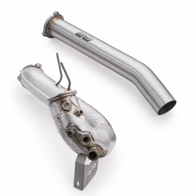Ensemble de downpipe avec protection thermique pour AUDI Q5 3.0 TDI a 1 263,01 € PROM.220109+220110 chez CAROU TUNING