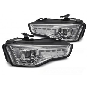 Phares À LED Chrome Séquentiels pour Audi A5 2011-2016 a 1 335,90 € LPAUG3 chez CAROU TUNING