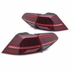  Feux Arrière LED Rouges Séquencés pour VW Golf 7 2013-2019 à  386,22 €  Chez CAROU TUNING CONCEPT en GuadeloupeFeux Arrière LED Rouges Séquencés pour VW Golf 7 2013-2019