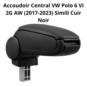 Accoudoir Central VW Polo 6 VI 2G AW (2017-2023) Simili Cuir Noir a 159,00 € ACCPOLAW chez CAROU TUNING