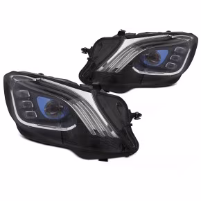  Phares LED Noirs Avant pour Mercedes W222 2013 à 2017 à  1 162,08 €  Chez CAROU TUNING CONCEPT en GuadeloupePhares LED Noirs Avant pour Mercedes W222 2013 à 2017