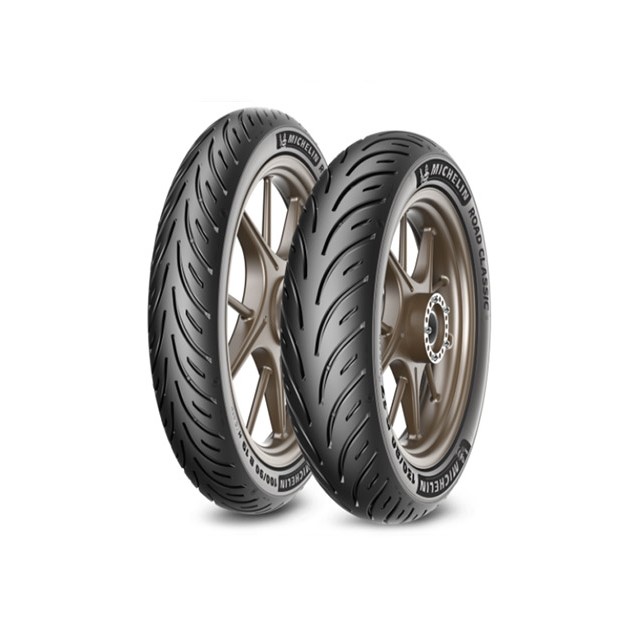 PNEU MICHELIN RDCLASSIC 4.00  B18 TL 64H MI ROAD CLASSIC REAR a 184,86 € 400  R 18TRDCLASSIC 460644 chez CAROU TUNING