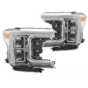 PHARES FULL LED CHROME adaptés pour FORD F150 MK13 17-20 a 1 169,97 € LPFOB7 chez CAROU TUNING