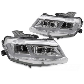 Feux Full LED Chrome Avant pour Chevrolet Camaro 2016-2018 a 953,99 € LPCT22 chez CAROU TUNING