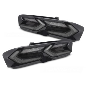 Feux Arrière LED Fumés Noirs pour Chevrolet Camaro 2019-2023 a 823,46 € LDCT10 chez CAROU TUNING
