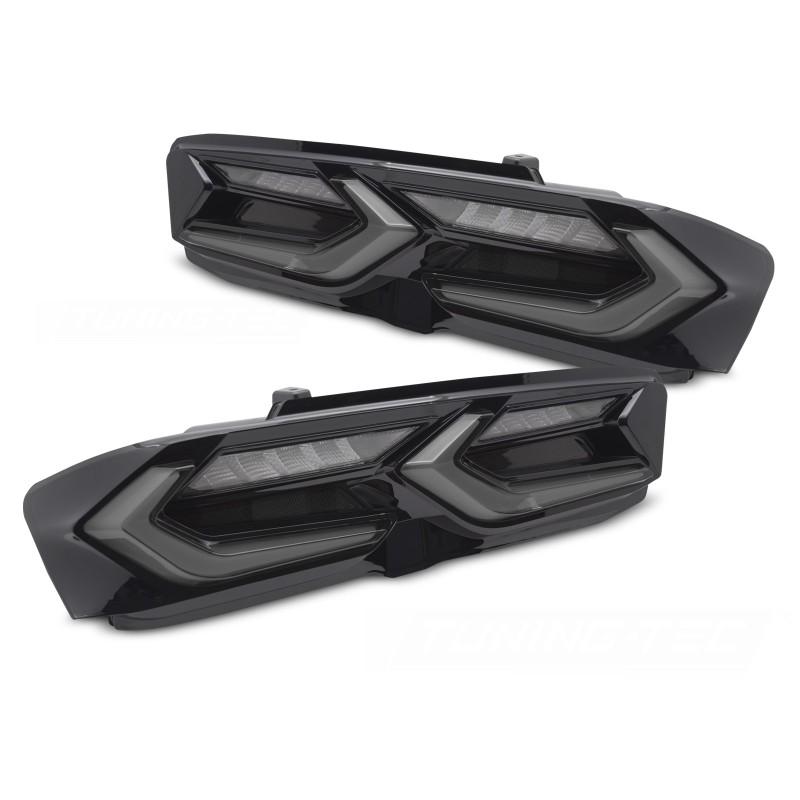 Feux Arrière LED Fumés Noirs pour Chevrolet Camaro 2019-2023 a 823,46 € LDCT10 chez CAROU TUNING