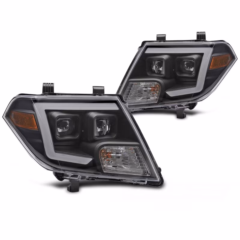 Feux Tubulaires Noirs Avant pour Nissan Navara Frontier 2009-2014 a 640,03 € LPNI10 chez CAROU TUNING