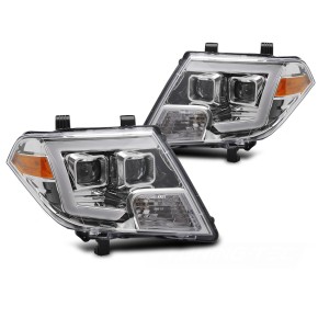 Feux Tubulaires Chromés Avant pour Nissan Navara Frontier 09-14 a 640,03 € LPNI09 chez CAROU TUNING