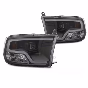 Tube Light Noir Projecteur Avant pour Dodge Ram 2009-2018 a 587,10 € LPDO39 chez CAROU TUNING