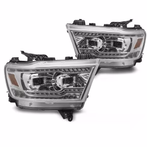  Phares Full LED Chrome Avant pour Dodge Ram 2019-2022 à  943,77 €  Chez CAROU TUNING CONCEPT en GuadeloupePhares Full LED Chrome Avant pour Dodge Ram 2019-2022
