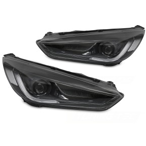 Feux de Jour LED Noir pour Ford Focus MK3 2014-2018 a 612,96 € LPFOA8 chez CAROU TUNING