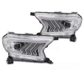 Phares Tube Lumineux Chrome Avant pour Ford Ranger V 2016-2022 a 1 109,15 € LPFOB9 chez CAROU TUNING