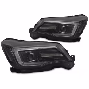  Phares Tubes Lumineux DRL Noir pour Subaru Forester IV 2013-2018 à  1 023,76 €  Chez CAROU TUNING CONCEPT en GuadeloupePhares Tubes Lumineux DRL Noir pour Subaru Forester IV 2013-2018