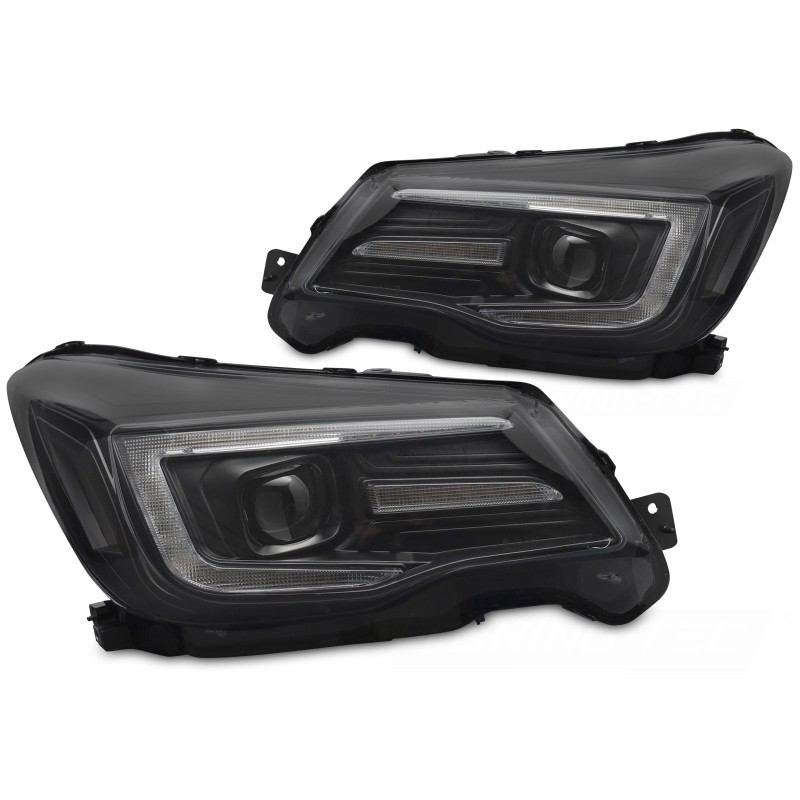Phares Tubes Lumineux DRL Noir pour Subaru Forester IV 2013-2018 a 1 023,76 € LPSU18 chez CAROU TUNING