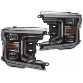 Phares à LED noirs DRL compatibles avec FORD F150 MK13 17-20 a 733,69 € LPFOA0 chez CAROU TUNING