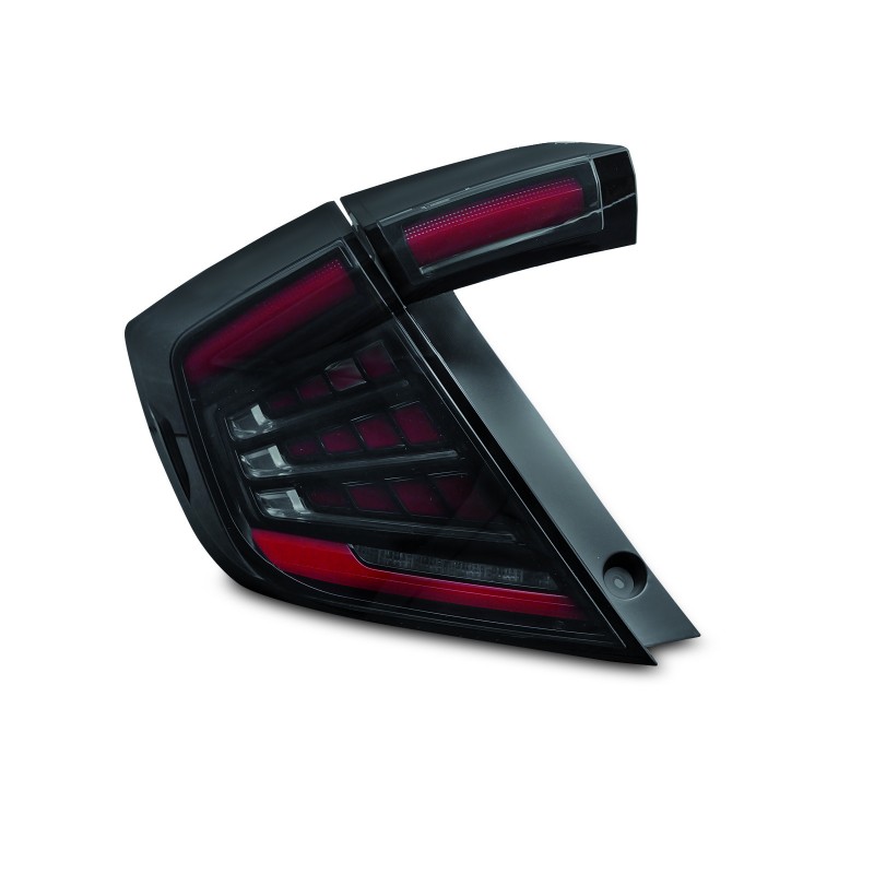 Feux Arrière LED Fumé pour Honda Civic X 2016-2021 Hatchback a 454,18 € LDHO12 chez CAROU TUNING