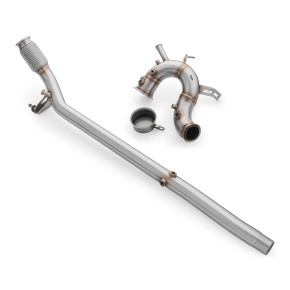 Downpipe+ DPF OFF set Volkswagen Golf VIII 2.0 TDI GTD +heat shield a 1 493,38 € PROM.216108+216109 chez CAROU TUNING