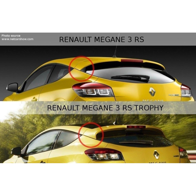 Spoiler Cap Arrière pour Renault Megane MK3 RS Trophy/Cup 2008-2016 a 304,67 € uniw-RE-ME-3-RS-CAP1G*488 chez CAROU TUNING
