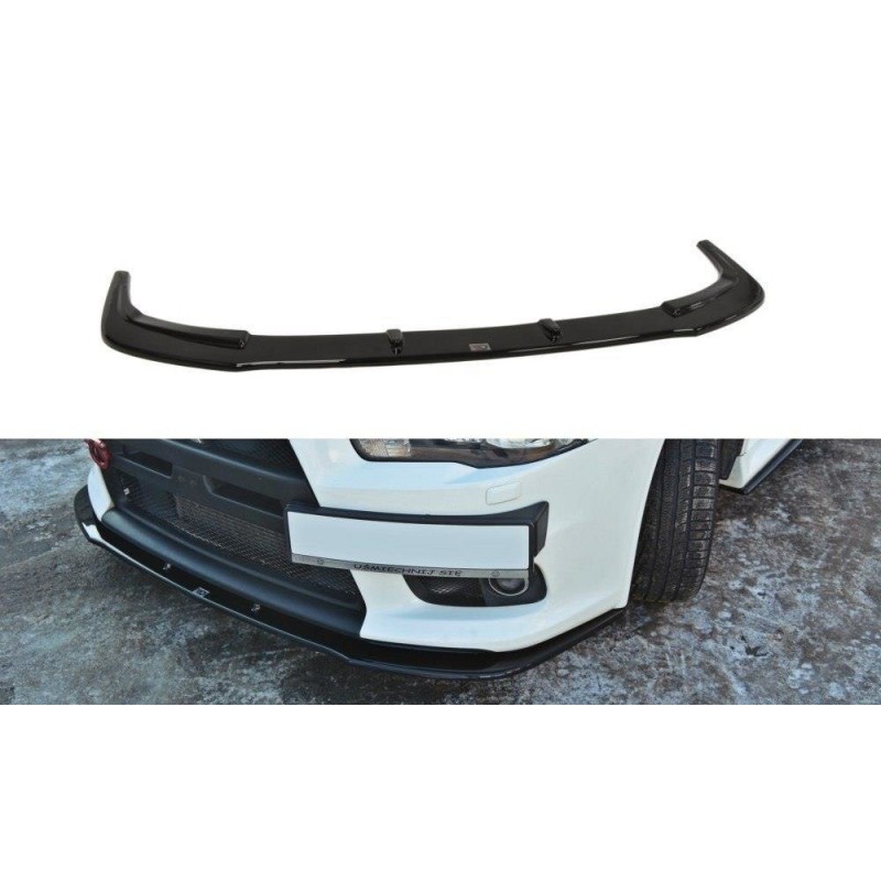 Splitteur Avant V.1 pour Mitsubishi Lancer Evo X 2008-2015 a 421,03 € 1121-MI-LA-10-EVO-FD1G*819 chez CAROU TUNING
