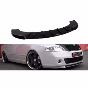 Splitter Avant Pour Skoda Octavia 2 RS Préfacelift a 421,03 € 1133-SK-OC-2-RS-FD1G*832 chez CAROU TUNING