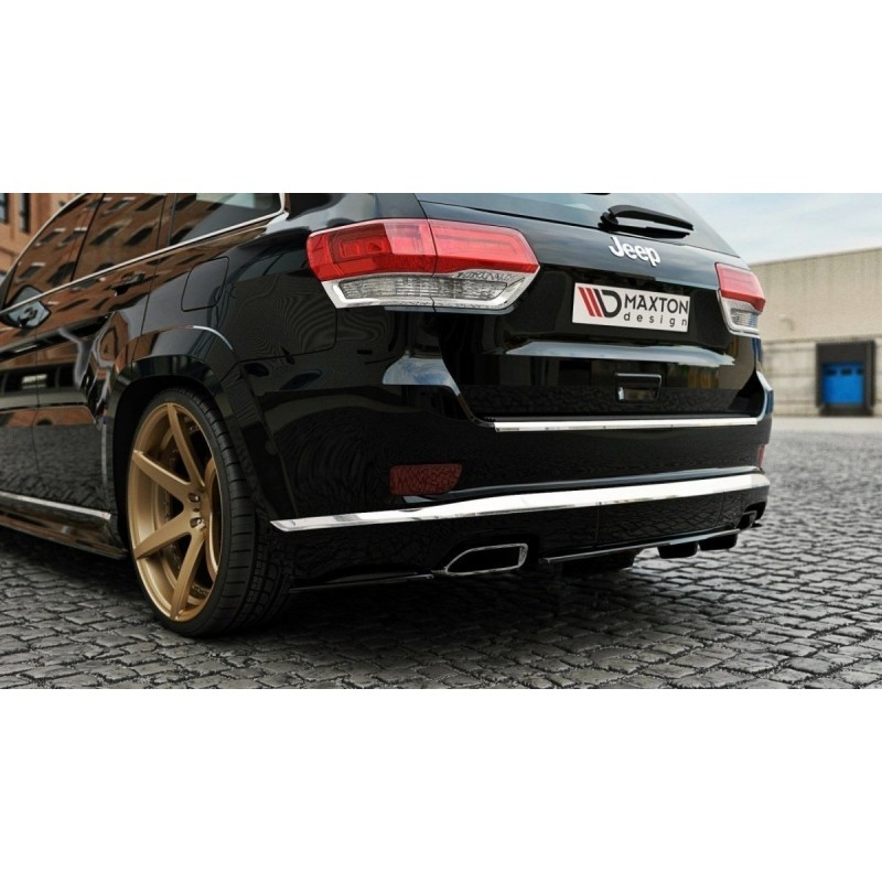 Rear Splitter Jeep Grand Cherokee WK2 Summit FACELIFT (with a vertical bar) a 376,60 € uniw-JE-GC-4F-SU-RD1+RD2G*1040 chez CAROU TUNING