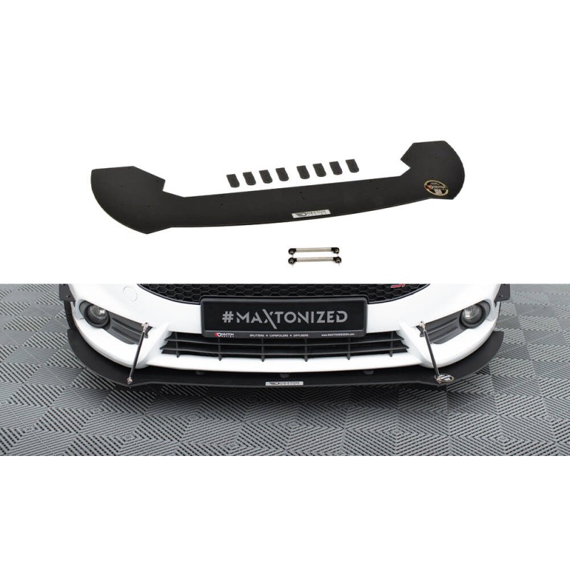 Front Splitter Racing V.1 Ford Fiesta ST Mk7 FL a 357,56 € uniw-FO-FI-7F-ST-CNC-FD1A*1843 chez CAROU TUNING