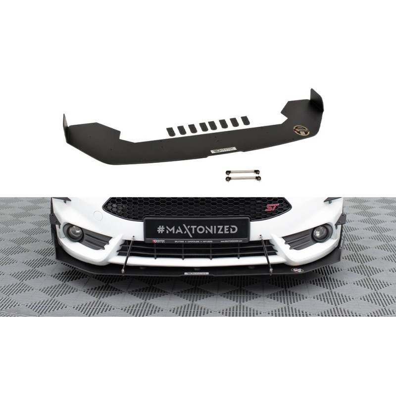 Front Splitter Racing V.2 Ford Fiesta ST Mk7 FL a 357,56 € uniw-FO-FI-7F-ST-CNC-FD2A*1844 chez CAROU TUNING