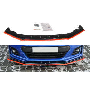 Front Splitter V.4 Subaru BRZ Mk1 Facelift a 685,50 € uniw-SU-BRZ-1F-FD1G+FD1RRED*5502 chez CAROU TUNING