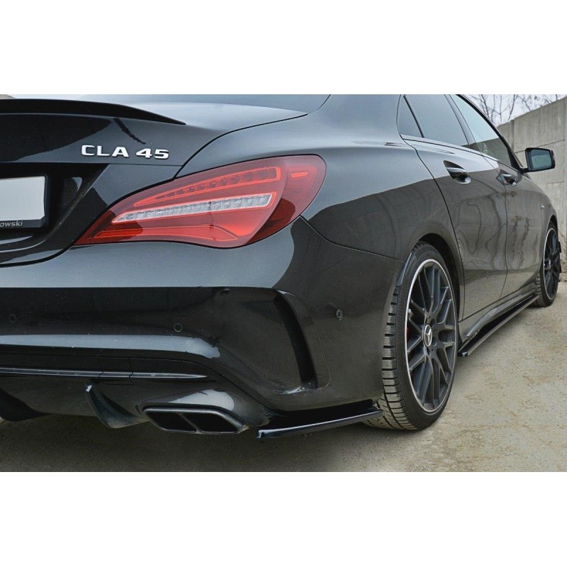 REAR SIDE SPLITTERS Mercedes CLA A45 AMG C117 Facelift a 188,30 € uniw-ME-CLA-117F-AMG-RSD1G*5744 chez CAROU TUNING