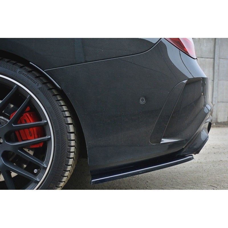 REAR SIDE SPLITTERS Mercedes CLA A45 AMG C117 Facelift a 188,30 € uniw-ME-CLA-117F-AMG-RSD1G*5744 chez CAROU TUNING