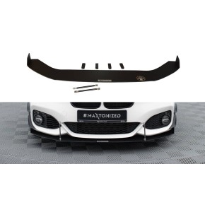 FRONT RACING SPLITTER V.2 BMW 1 F20/F21 M-Power FACELIFT a 357,56 € uniw-BM-1-F20F-M-CNC-FD2A*6916 chez CAROU TUNING