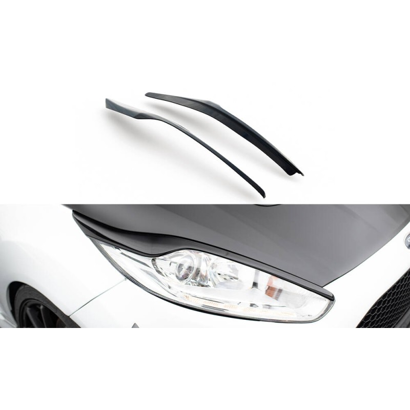 Eyebrows V.2 Ford Fiesta ST / ST-Line / Standard Mk7 FL a 114,25 € uniw-FO-FI-7F-ST-L2G*6965 chez CAROU TUNING