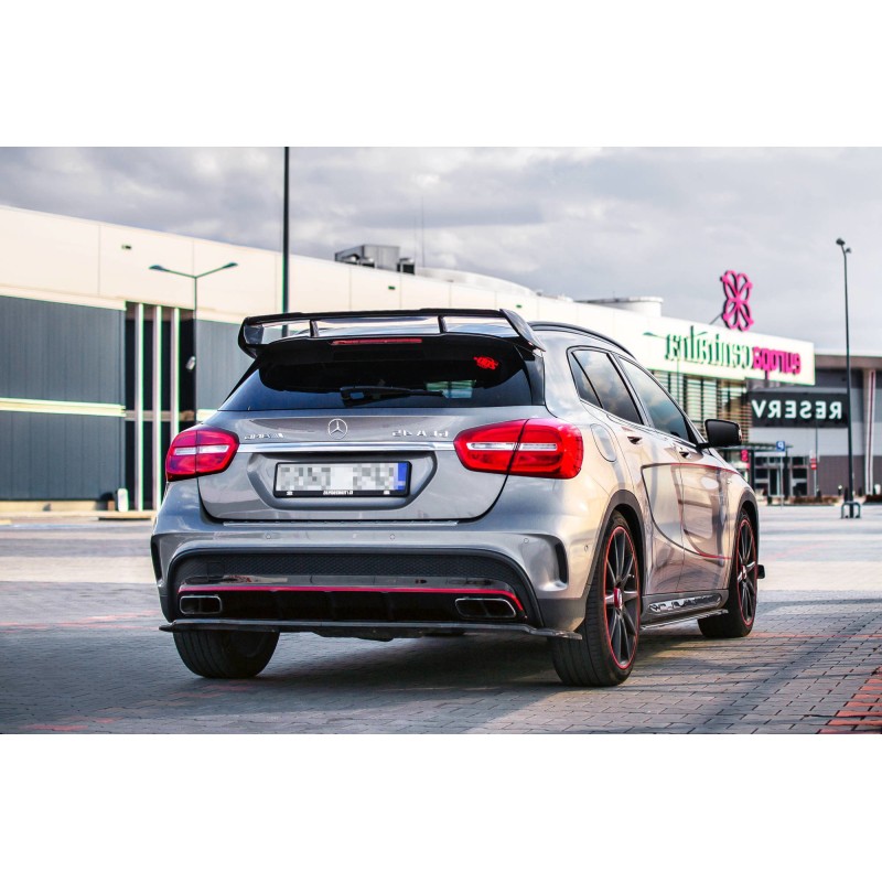 Rear Splitter (WITHOUT VERTICAL BARS) MERCEDES-BENZ GLA 45 AMG SUV (X156) PREFACE a 421,03 € uniw-ME-GLA-156-AMG-RD1G*7091 chez CAROU TUNING