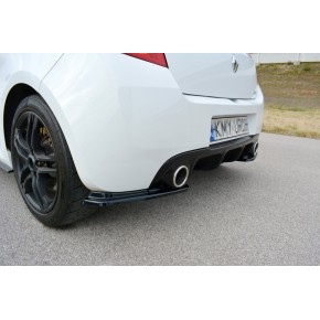 REAR SIDE SPLITTERS RENAULT CLIO MK3 RS FACELIFT a 188,30 € uniw-RE-CL-3F-RS-RSD1G*7494 chez CAROU TUNING