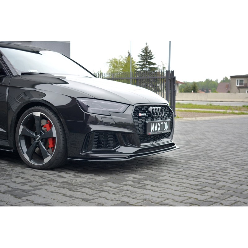 Front Splitter V.2 Audi RS3 8V FL Sportback a 421,03 € uniw-AU-RS3-8VF-FD2G*7612 chez CAROU TUNING