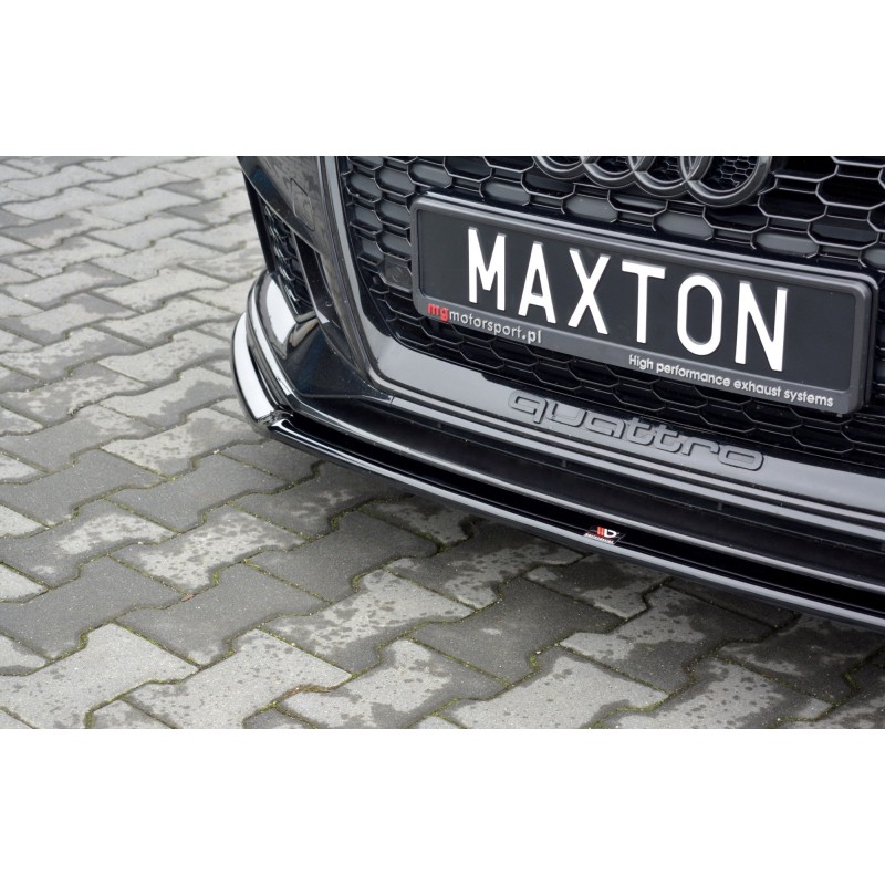Front Splitter V.2 Audi RS3 8V FL Sportback a 421,03 € uniw-AU-RS3-8VF-FD2G*7612 chez CAROU TUNING