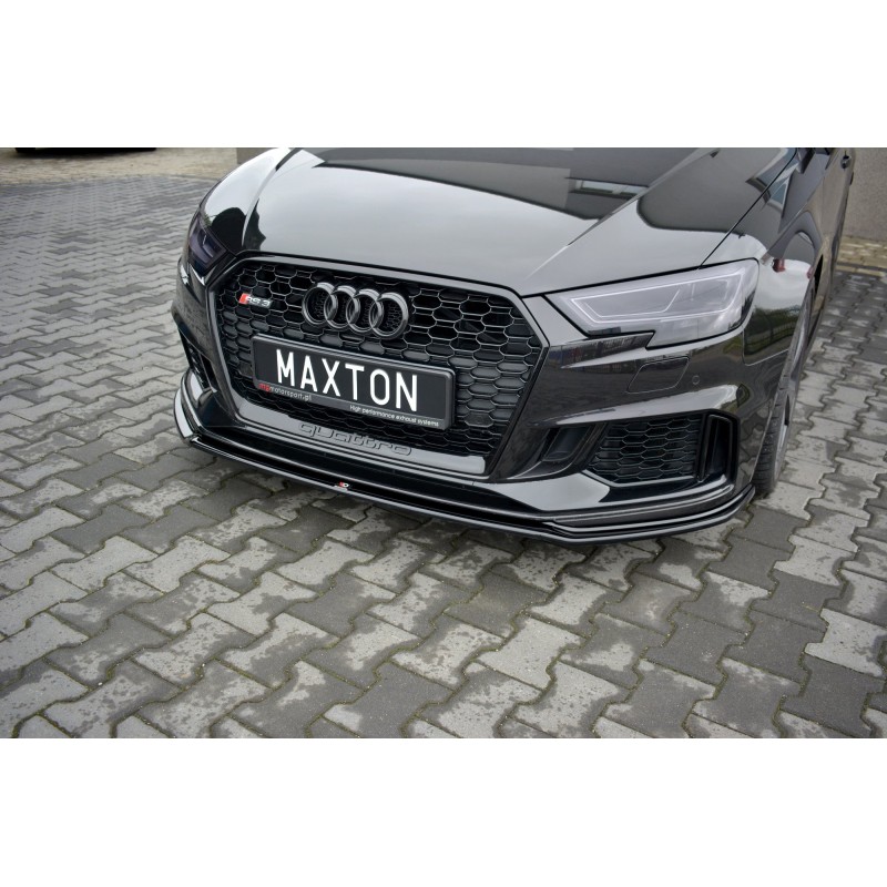 Front Splitter V.2 Audi RS3 8V FL Sportback a 421,03 € uniw-AU-RS3-8VF-FD2G*7612 chez CAROU TUNING