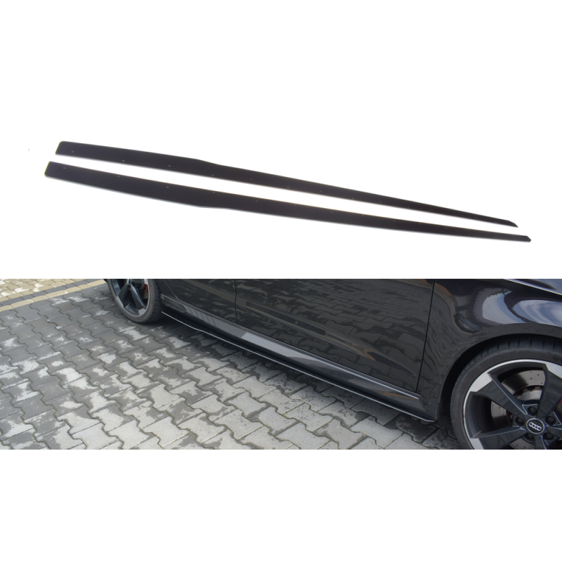 Racing Side Skirts Diffusers V.1AUDI Audi RS3 8V FL Sportback a 357,56 € uniw-AU-RS3-8VF-CNC-SD1A*7623 chez CAROU TUNING