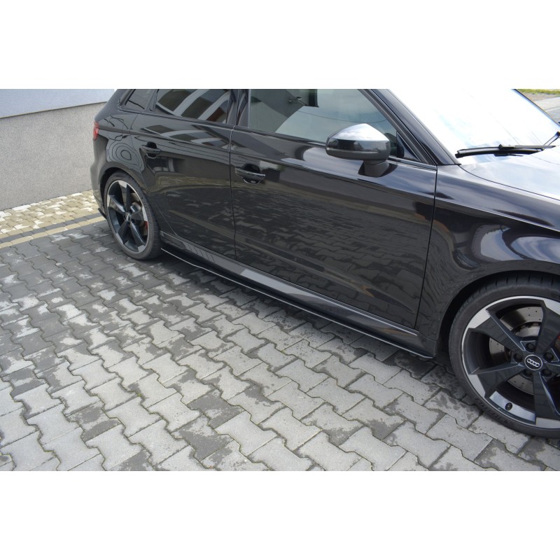 Racing Side Skirts Diffusers V.1AUDI Audi RS3 8V FL Sportback a 357,56 € uniw-AU-RS3-8VF-CNC-SD1A*7623 chez CAROU TUNING